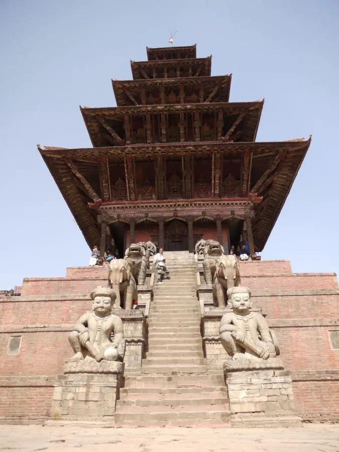 Nyatapola temple, Bhaktapur; the tallest temple in Nepal