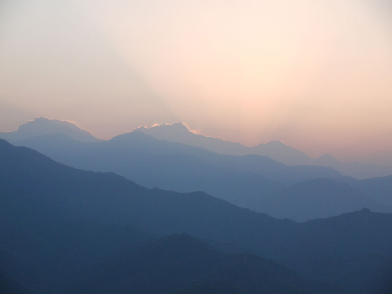 Sunrise at Sarangkot, Pokhara, Nepal