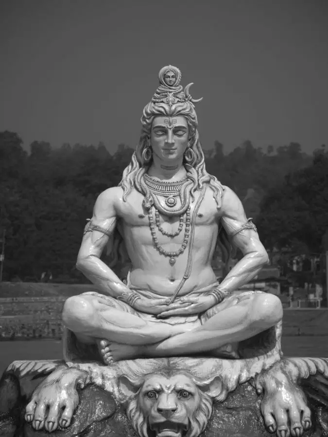 Shiva statue, Rishikesh