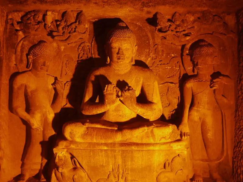 Buddhist Sculpture, Ajanta