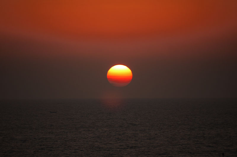 Sunset Over the Arabian Sea