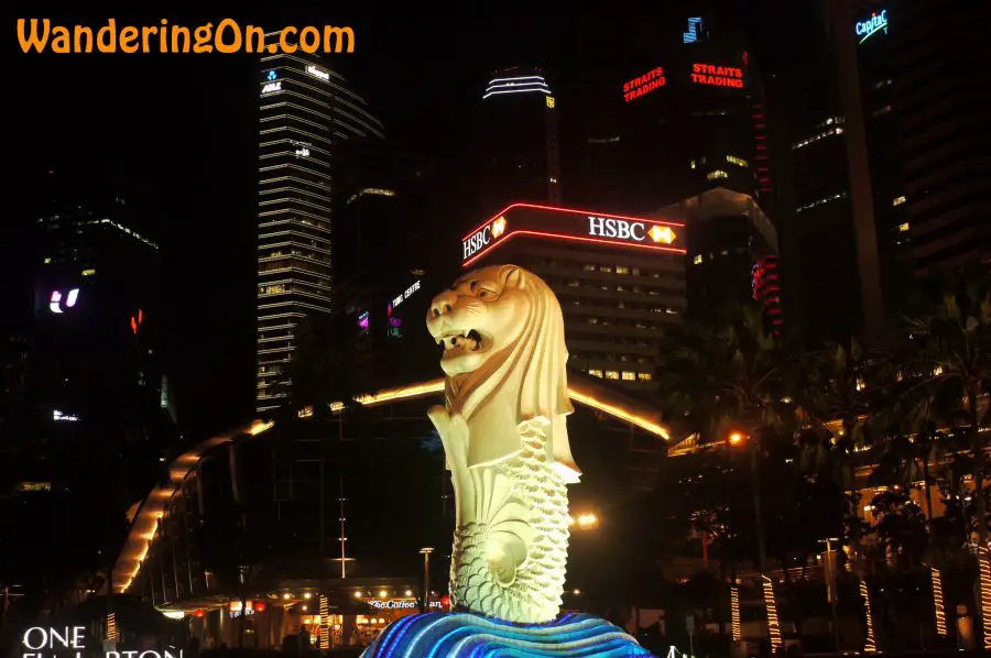 Merlion Statue, Marina Park, Singapore