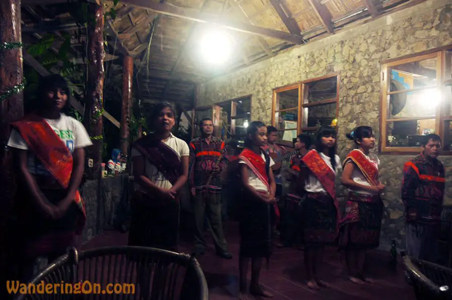 Batak traditional music and dance performance