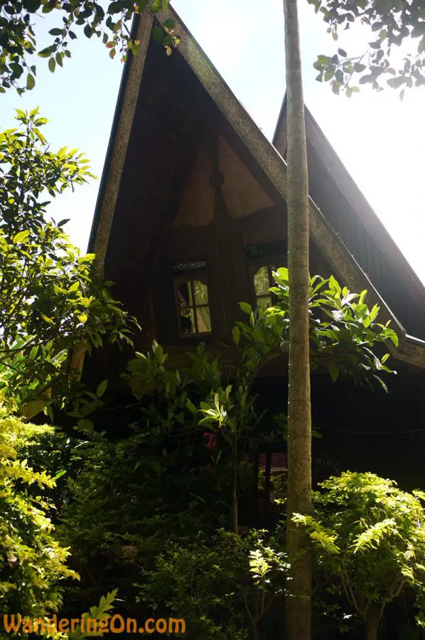 Our traditional Batak style room on the shores of Lake Toba, Sumatra