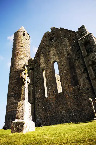The iconic round tower of the Rock Of Cashel, Cashel, Co. Tipperary