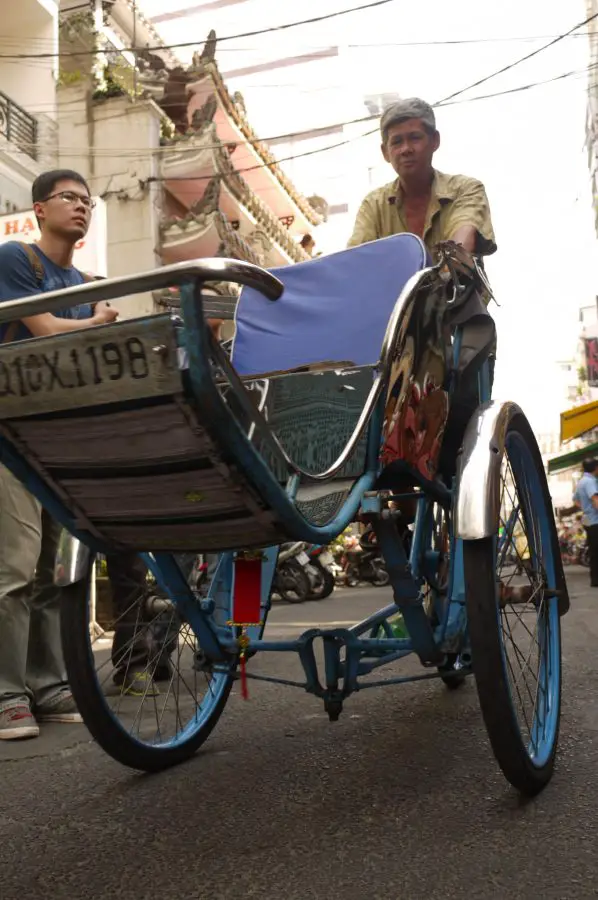 Cycle Rickshaw in Ho Chi Minh City