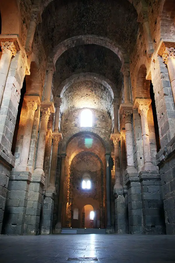 Inside the Sant Pere De Rodes Benedictine Monastery, Catalonia