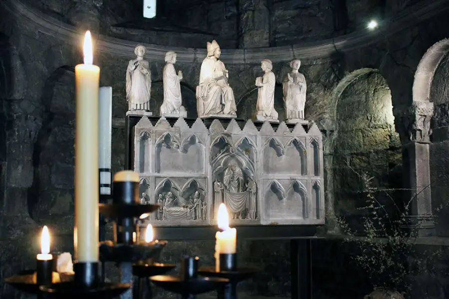Inside the San Joan de les Abadesses Monastery