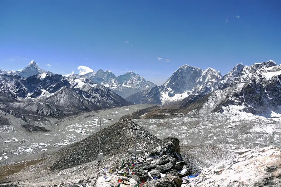 Stunning views of the Everest range