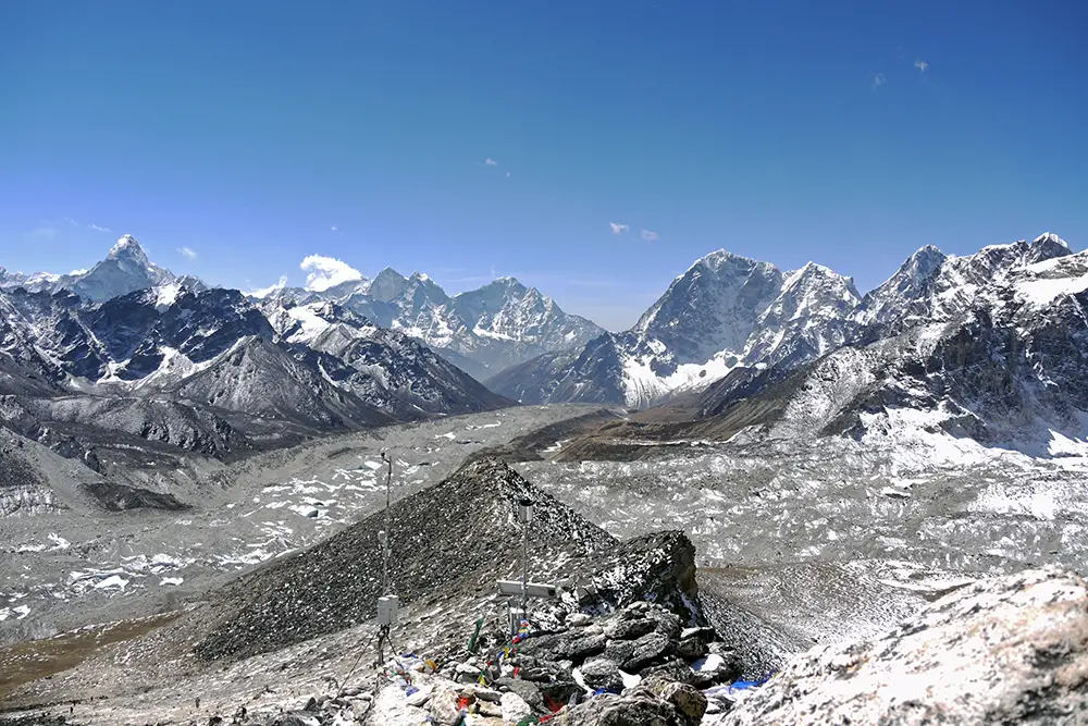 Stunning views of the Everest range | Everest Base Camp Trek self-guided
