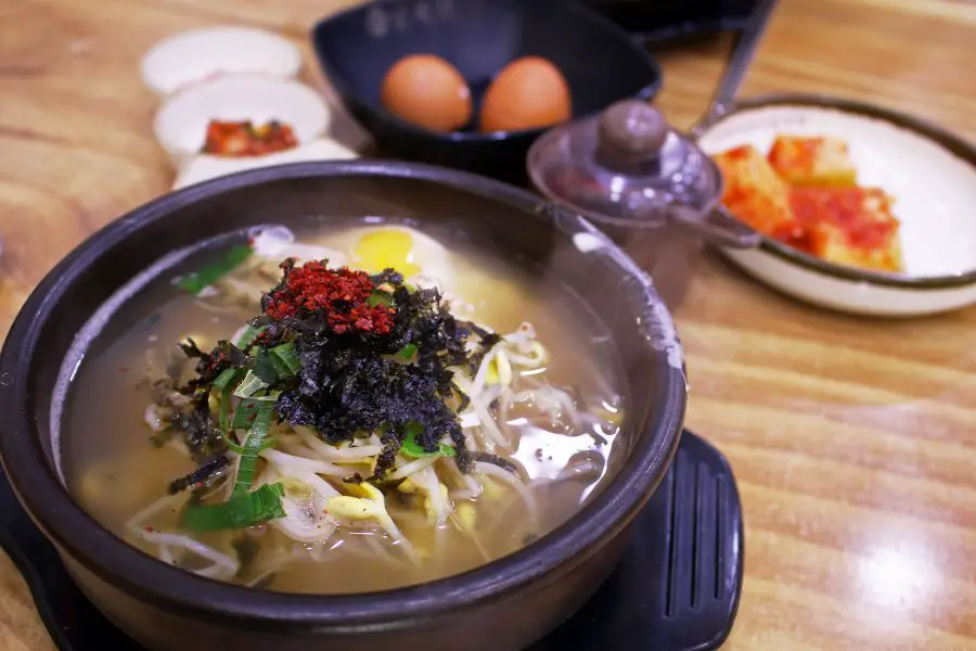Kongnamul Gukbap | One of our favourite Korean dishes