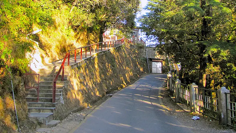 Walking is a great way to get around Mussoorie to take in the incredible views