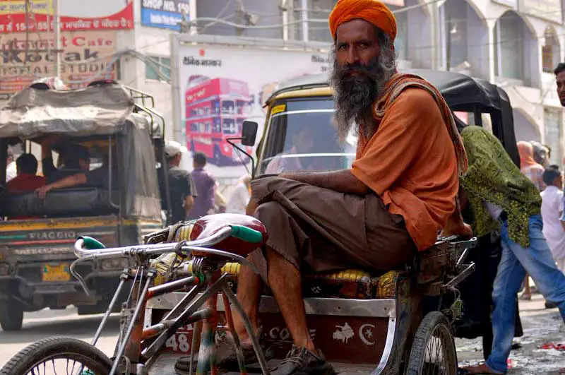 Modes of Transport in India the Cycle Rickshaw