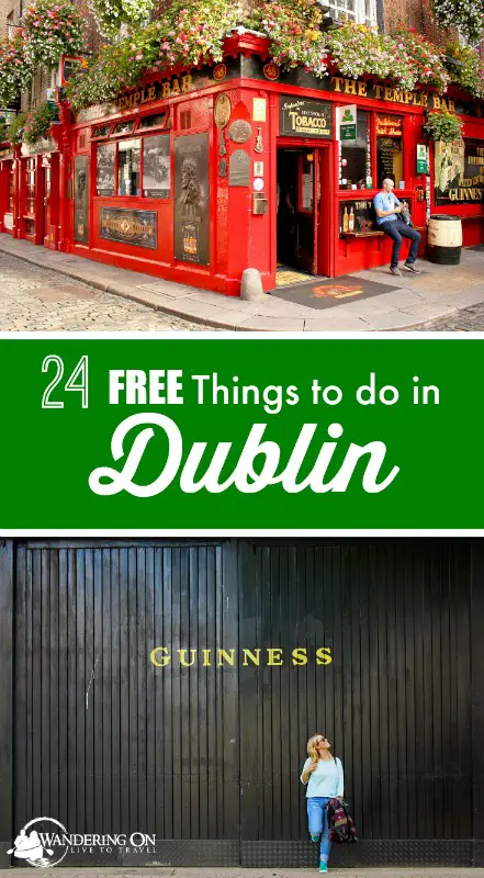 Travel plans in the capital city of Ireland? Check out our post "24 Free Things to Do in Dublin" for all the must-see attractions and what to do in Dublin on a budget. | Dublin Ireland | Dublin | Dublin Ireland things to do in | Dublin Ireland Travel | Dublin, Ireland | #dublin #ireland #traveltips