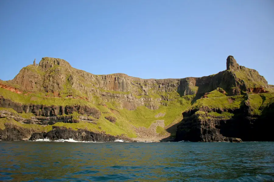 Seeing the Amphitheatre from the water  | Visit Giant's Causeway | Northern Ireland 