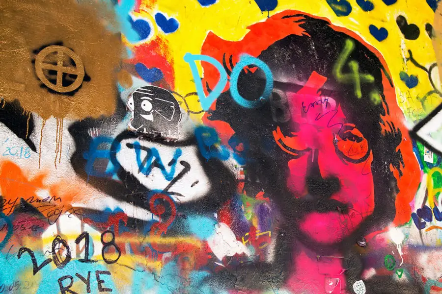 John Lennon Wall Best Free Things To Do In Prague, Prague attractions, What to do in Prague, best hidden things in Prague, Prague on a budget