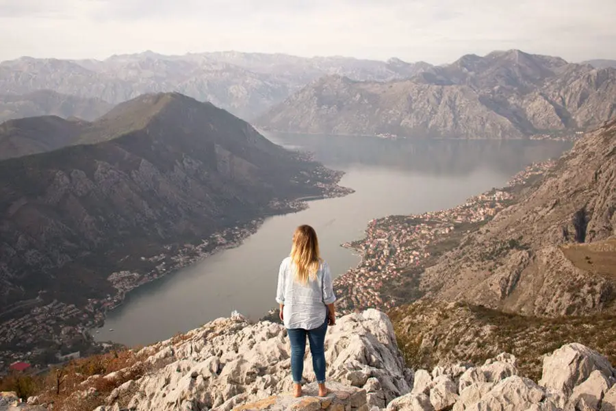 Epic views of the Bay of Kotor from the the Krstac Pass Best views in Kotor