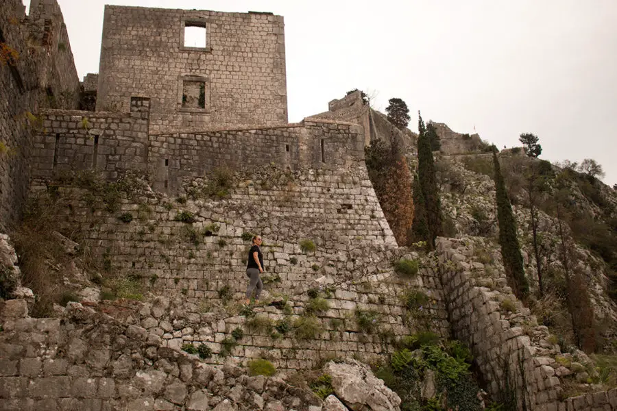 Walking up to San Giovanni Castle / Saint John's Fortress | What to do in Kotor