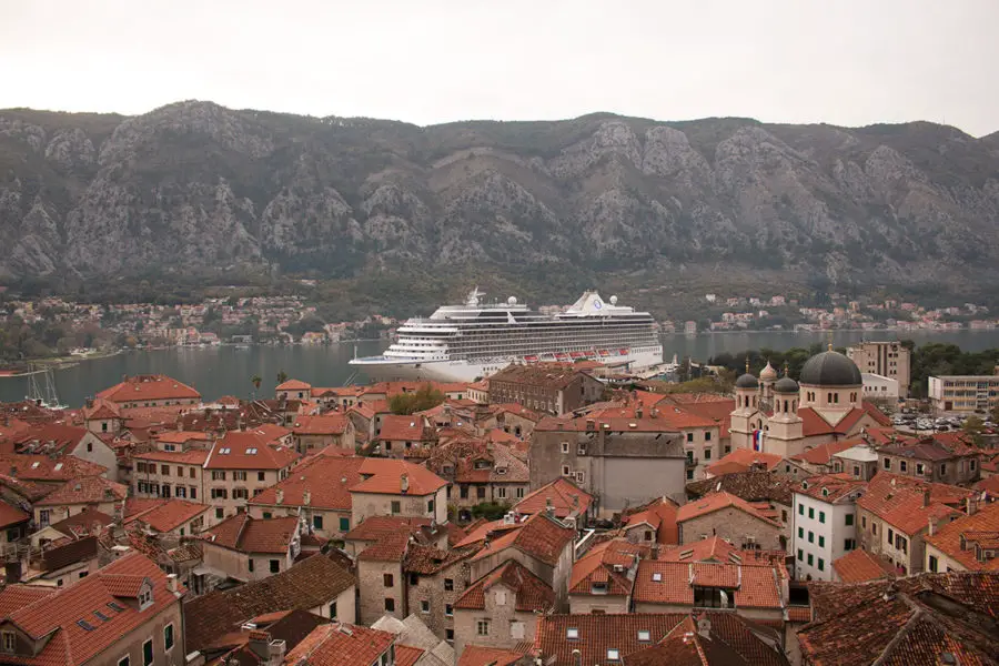 The terracotta tiles of Kotor's Old Town | what to do in Kotor Montenegro