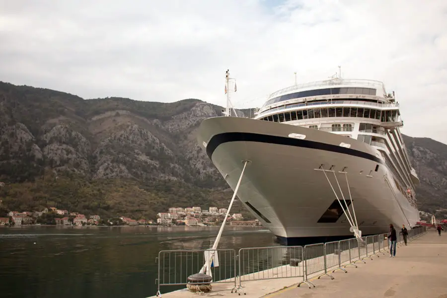 Sail the high seas to Kotor on a cruise ship | Kotor from a cruise ship